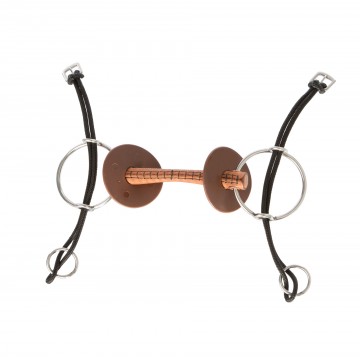 10224aufziehtrense mit lederstange standard