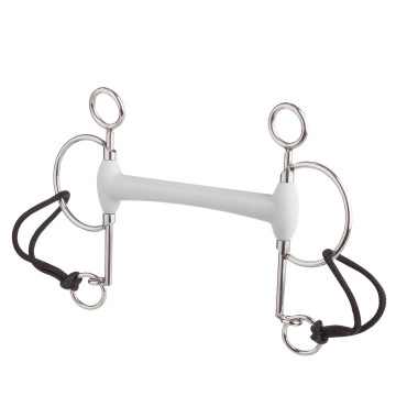 10249 - Pelham busstang nylon strap Beris Kunststof, Lange scharen (7,5 cm)