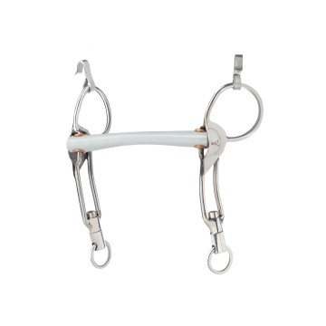 10928DC - Ijslanderbit comfort stang thin kinketting haakje Beris Kunststof