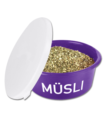 Muesli kom met deksel, Paars